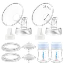 Piezas para extractor de leche Maymom 22mm brida válvula tubo botella Piezas para extractor de leche Maymom 22mm brida válvula tubo botella