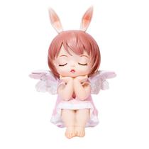 Piggy Bank Angel Girl para crianças, moedas, caixa de dinheiro, plástico, 17 cm Piggy Bank Angel Girl para crianças, moedas, caixa de dinheiro, plástico, 17 cm