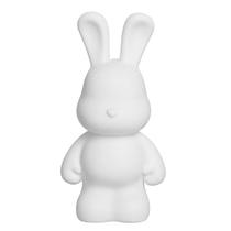 Piggy Bank DIY Bunny Coin Bank Home 33 cm PVC branco Piggy Bank DIY Bunny Coin Bank Home 33 cm PVC branco