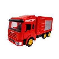 Piggy Bank Fire Truck Coin Bank Home para crianças em PVC vermelho