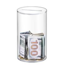 Piggy Bank Hicocool Acrílico Transparente para Adultos 6x9cm