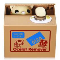 Piggy Bank Hmil-u Cat Stealing Money fala inglês automaticamente