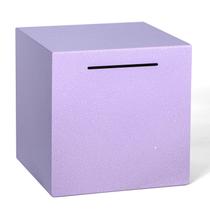 Piggy Bank Kozsort Break-to-Open em aço inoxidável roxo de 20 cm Piggy Bank Kozsort Break-to-Open em aço inoxidável roxo de 20 cm