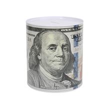 Piggy Bank Metal Coin Bank Impressão em moeda local 13,5 x 15 cm Piggy Bank Metal Coin Bank Impressão em moeda local 13,5 x 15 cm