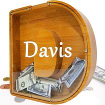 Piggy Bank Sulevalt Custom 30 cm de madeira extra grande com nome