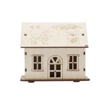 Piggy Bank Wooden House para crianças Anime para economizar dinheiro Piggy Bank Wooden House para crianças Anime para economizar dinheiro