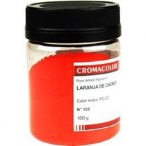 Pigmento Artístico Cromacolor 100g 103 Laranja Cadmio
