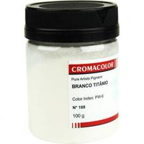 Pigmento Artístico Cromacolor 100g 108 Branco Titânio
