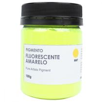 Pigmento Artístico Cromacolor 100g 9887 Amarelo Fluorescente