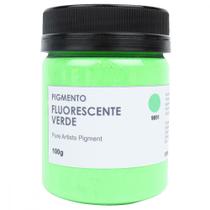 Pigmento Artístico Cromacolor 100g 9891 Verde Fluorescente