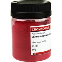 Pigmento Artístico Cromacolor 50g 121 Vermelho Quinacridona