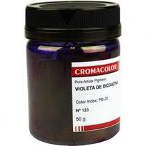 Pigmento Artístico Cromacolor 50g 123 Violeta Dioxazina
