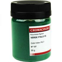 Pigmento Artístico Cromacolor 50g 127 Verde Ftalo YS