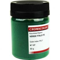 Pigmento Artístico Cromacolor 50g 127 Verde Ftalo YS127