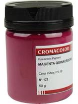 Pigmento Artístico Para Pintura Magenta Quinacridona 122 50g - Cromacolor