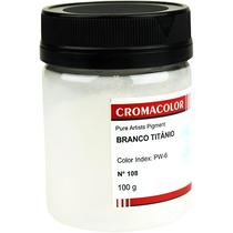 Pigmento Artistico Puro Cromacolor 108 Branco Titânio 100g Pigmento Artistico Puro Cromacolor 108 Branco Titânio 100g