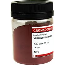 Pigmento Artistico Puro Cromacolor 110 Vermelho de Marte 100g Pigmento Artistico Puro Cromacolor 110 Vermelho de Marte 100g