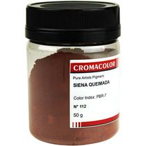 Pigmento Artistico Puro Cromacolor 112 Siena Queimada 50g