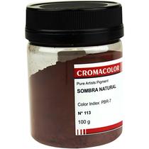 Pigmento Artistico Puro Cromacolor 113 Sombra Natural 100g Pigmento Artistico Puro Cromacolor 113 Sombra Natural 100g