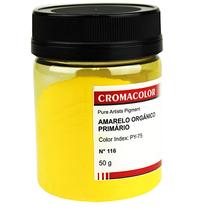 Pigmento Artistico Puro Cromacolor 116 Amarelo Organico Primario 50g