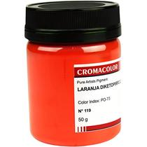 Pigmento Artistico Puro Cromacolor 119 Laranja Diketopirrole 50g