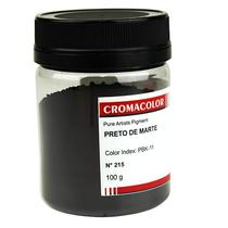 Pigmento Artistico Puro Cromacolor 215 Preto de Marte 100g