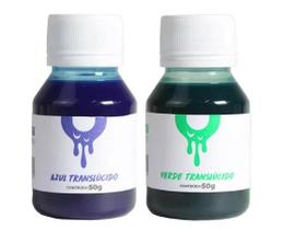 Pigmento Azul E Verde Translúcido Para Resinas Emb. 50g