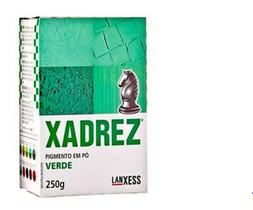 Pigmento em pó lanxess xadrez verde com 250g