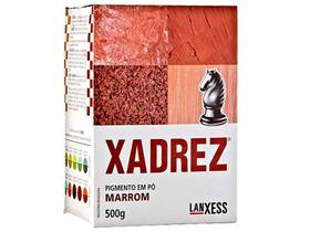 Pigmento Em Pó Xadrez 500g Marrom Para Tinta