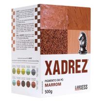 Pigmento Em Pó Xadrez Corante Marrom 500g - Lanxess Pigmento Em Pó Xadrez Corante Marrom 500g - Lanxess