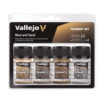 Pigmento FX Mud & Sand Effect Vallejo 4 frascos de 35 ml Pigmento FX Mud & Sand Effect Vallejo 4 frascos de 35 ml