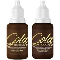 Pigmento Mag Color Gold 5ml Micropigmentação - 2 Unidades