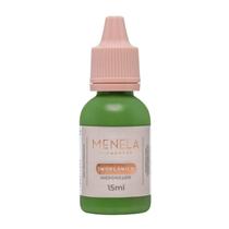 Pigmento Menela Mr. Green Verde Puro 15ml Inorgânico Micropigmentação Sobrancelhas