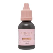Pigmento Menela Mr. Shark (Castanho Escuro Intenso) 15ml - Orgânico Micropigmentação Sobrancelhas