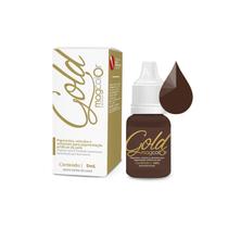 Pigmento Micropigmentação Mag Color Gold 5ml - Castanho Escuro