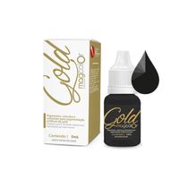 Pigmento Micropigmentação Mag Color Gold 5ml - Preto