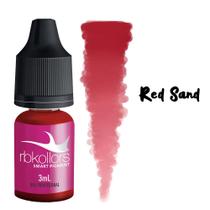 Pigmento Orgânico cor Red Sand para Micropigmentação Lábios 3ml RB Kollors