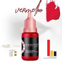 Pigmento p/ Labios Mag Color Gold Lips 5ml - Vermelho