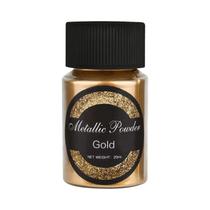 Pigmentos Metálicos De Resina Em 6 Cores 20ml Ouro Prata Perolado Para Fabricação De Joias