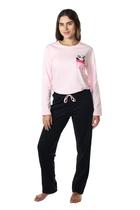 Pijama 100% Algodão Feminino De Frio Inverno Panda Pijama 100% Algodão Feminino De Frio Inverno Panda