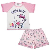 Pijama 2 Peças Tip Top Kids - Hello Kitty - Menina - Confortável e Estiloso Pijama 2 Peças Tip Top Kids - Hello Kitty - Menina - Confortável e Estiloso