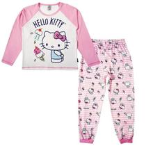 Pijama 2 Peças Tip Top Kids - Hello Kitty - Menina - Confortável e Estiloso Pijama 2 Peças Tip Top Kids - Hello Kitty - Menina - Confortável e Estiloso