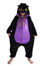 Pijama à fantasia ATOZ Animal Cat, macacão para crianças de 10 a 11 anos