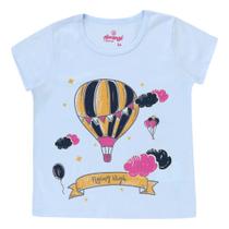Pijama abrange curto est balao brilha esc azul e rosa