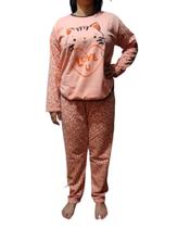 Pijama Adulto Feminino Flanelado Fechado Frio- Inverno Pijama Adulto Feminino Flanelado Fechado Frio- Inverno