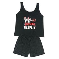 Pijama Adulto Feminino Regata Curto Verão Personagens Plus Size Pijama Adulto Feminino Regata Curto Verão Personagens Plus Size