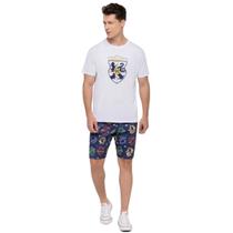 Pijama Adulto Masculino Harry Potter Veggi Curto Licenciado Pijama Adulto Masculino Harry Potter Veggi Curto Licenciado