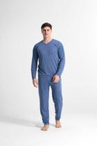Pijama Adulto Masculino Longo Camisa e Calça Comprida Pijama Adulto Masculino Longo Camisa e Calça Comprida