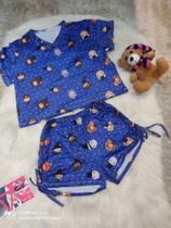 Pijama Americano Cropped
