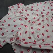 Pijama Americano Curto Blogueirinha Amamentação Gestante Pós Cirurgico